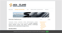 Desktop Screenshot of aka-eland.pl
