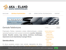 Tablet Screenshot of aka-eland.pl
